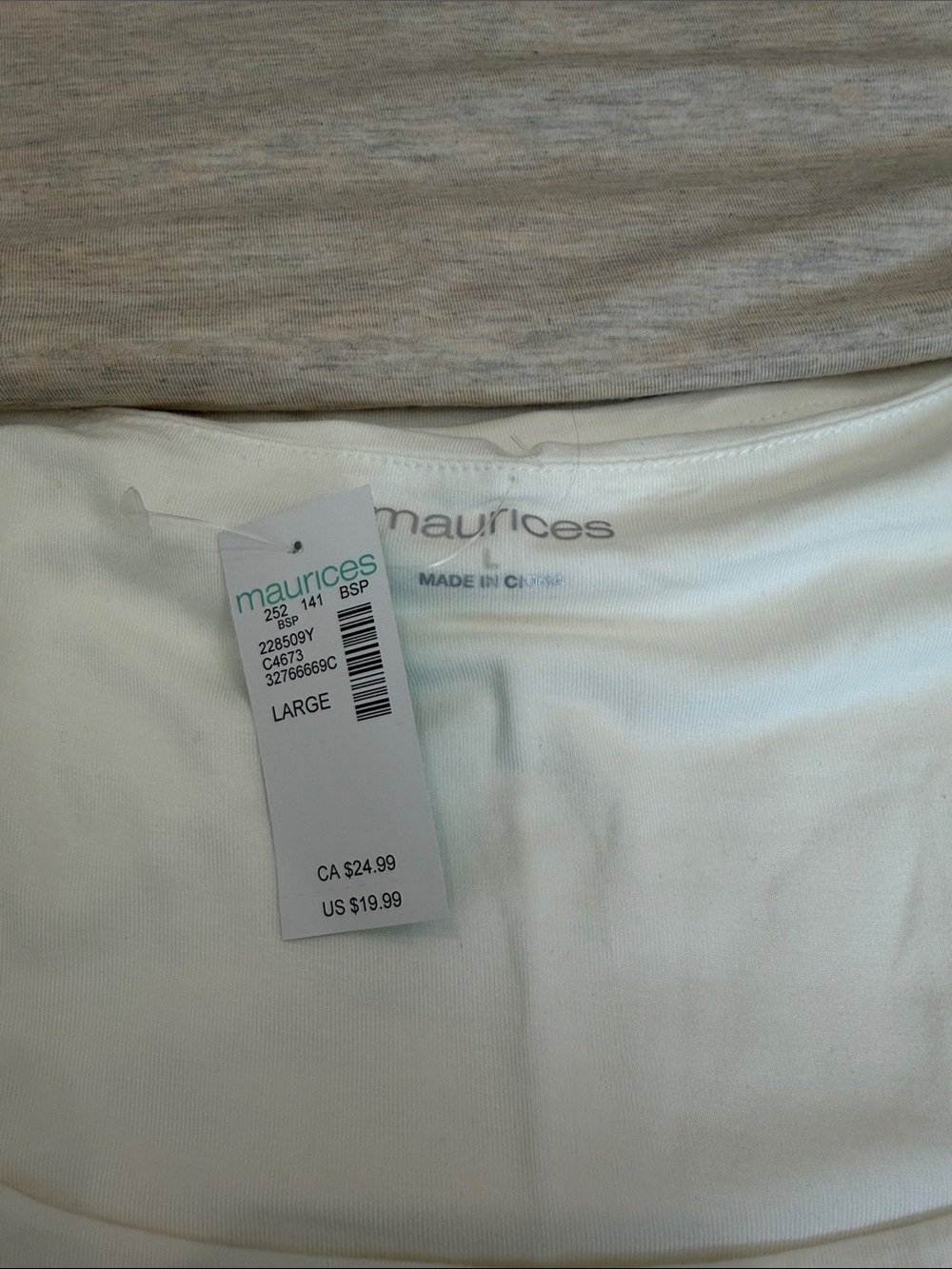 Classic double lined Tank Tops - Brown, Oatmeal, White - Picture 2 of 5